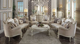 Picardy Fabric & Antique Pearl Sofa Model 56880 By ACME Furniture